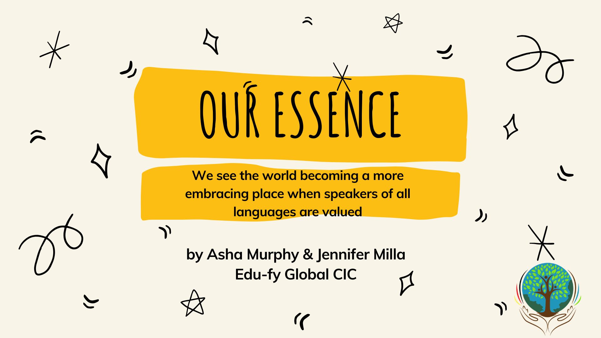 Our Essence Title Slide (English)